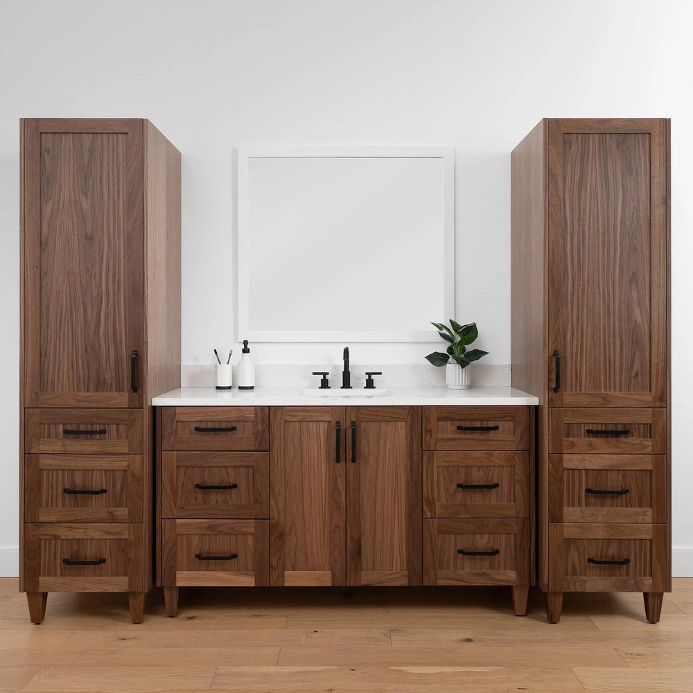 
                  
                    Bridgeport, Teodor® American Black Walnut Linen Cabinet Teodor Bathroom VanityCanada
                  
                