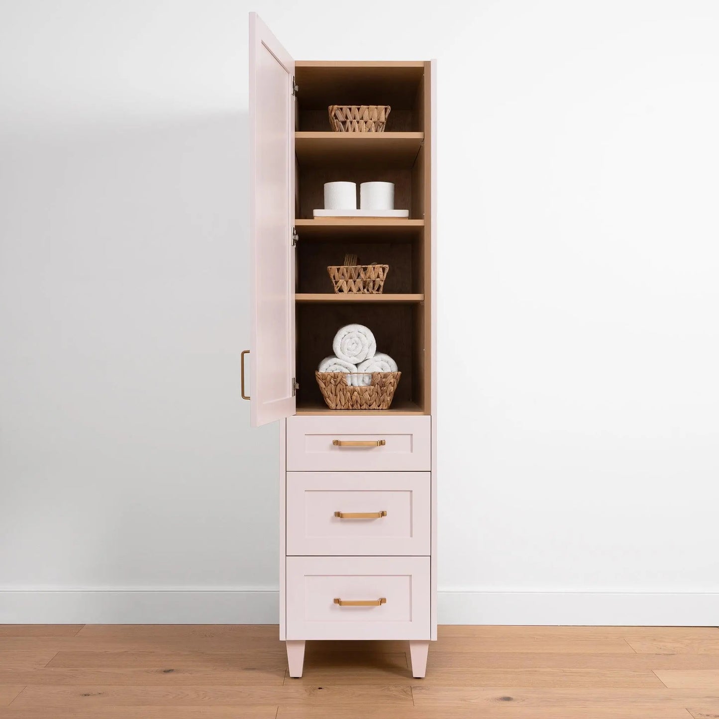 Bridgeport, Teodor® Champagne Pink Linen Cabinet Teodor Bathroom VanityCanada