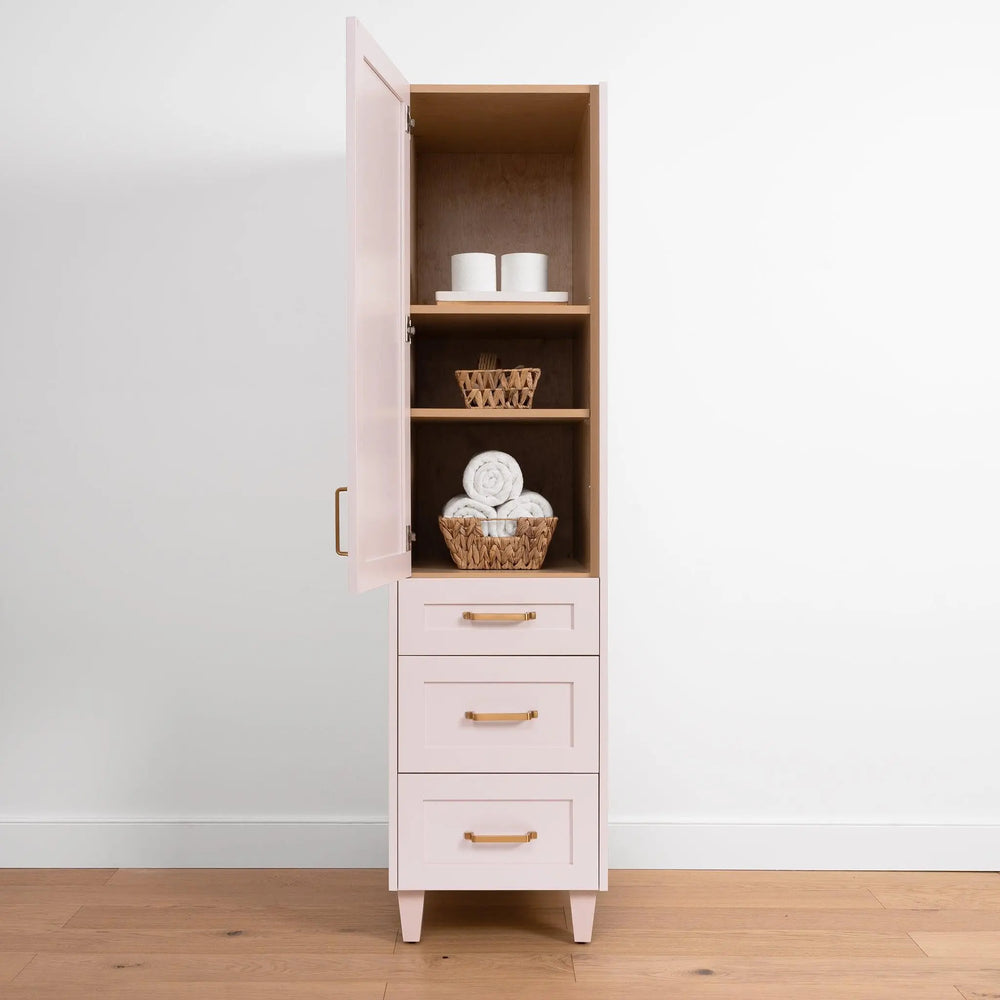 
                  
                    Bridgeport, Teodor® Champagne Pink Linen Cabinet Teodor Bathroom VanityCanada
                  
                