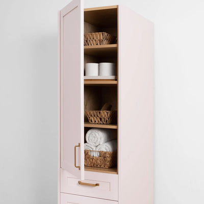 Bridgeport, Teodor® Champagne Pink Linen Cabinet Teodor Bathroom VanityCanada