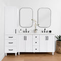 
                  
                    Bridgeport, Teodor® Satin White Linen Cabinet Teodor Bathroom VanityCanada
                  
                
