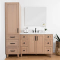 
                  
                    Bridgeport, Teodor® White Oak Linen Cabinet Teodor Bathroom VanityCanada
                  
                