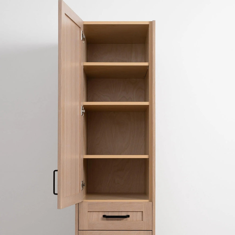 
                  
                    Bridgeport, Teodor® White Oak Linen Cabinet Teodor Bathroom VanityCanada
                  
                