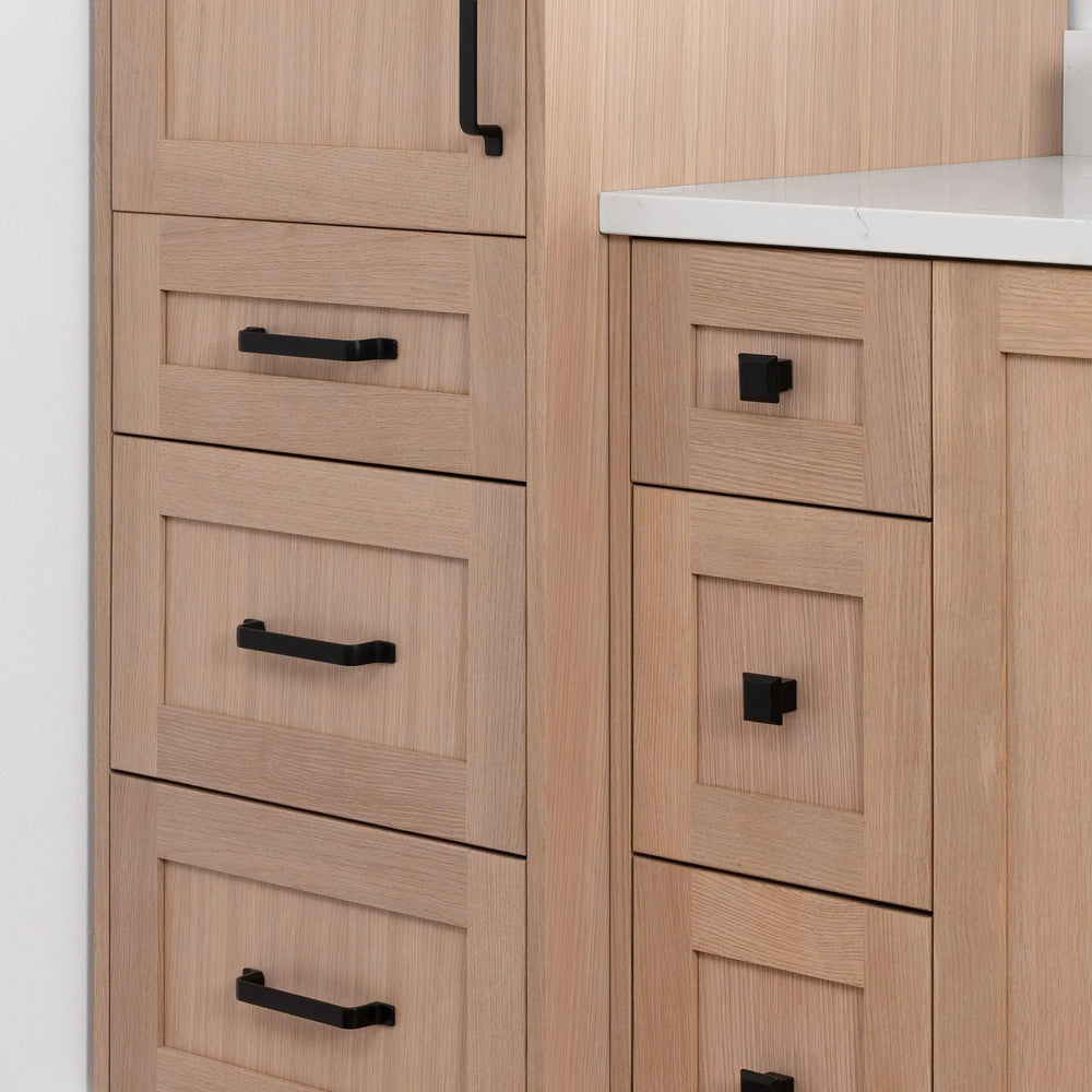 
                  
                    Bridgeport, Teodor® White Oak Linen Cabinet Teodor Bathroom VanityCanada
                  
                
