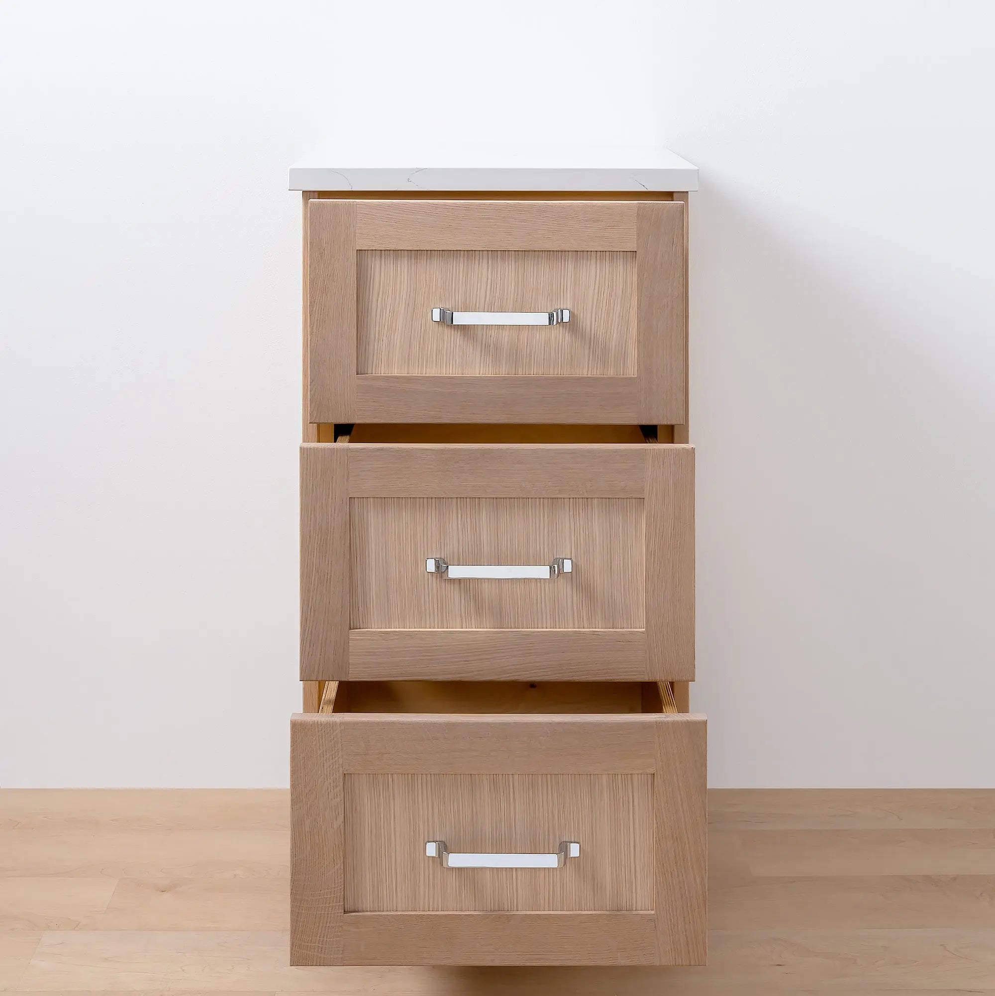 Bridgeport, Teodor® White Oak Storage Cabinet Teodor Bathroom VanityCanada