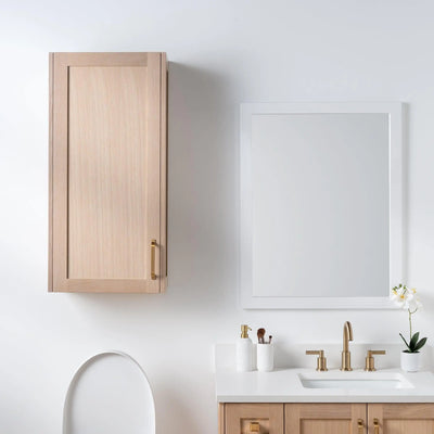 Bridgeport, Teodor® White Oak Wall Cabinet Teodor Bathroom VanityCanada