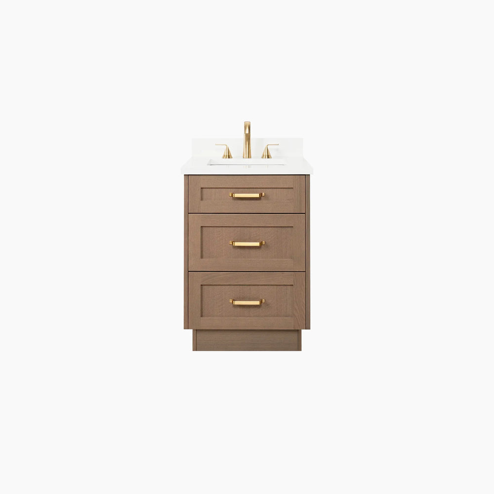 
                  
                    Bridgeport 24" Almond Coast Bathroom Vanity - All Drawers
                  
                