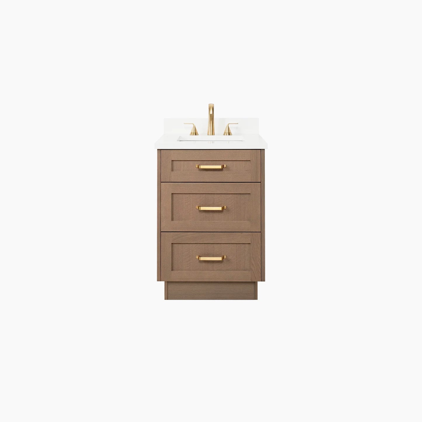
                  
                    Bridgeport 24" Almond Coast Bathroom Vanity - All Drawers
                  
                