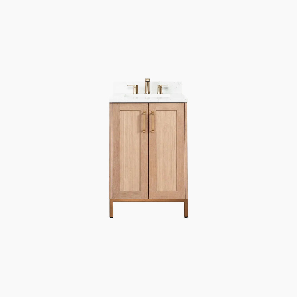 
                  
                    Bridgeport 24" White Oak Bathroom Vanity
                  
                