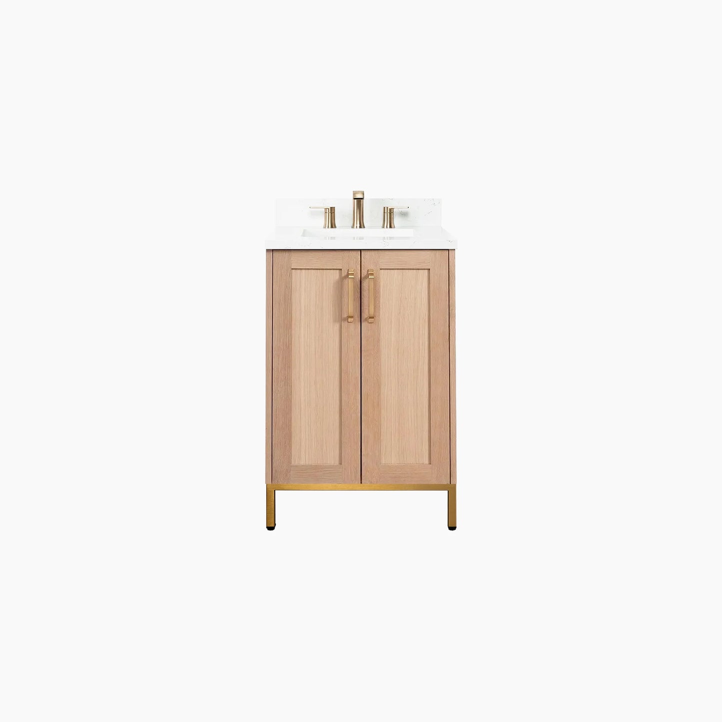 
                  
                    Bridgeport 24" White Oak Bathroom Vanity
                  
                