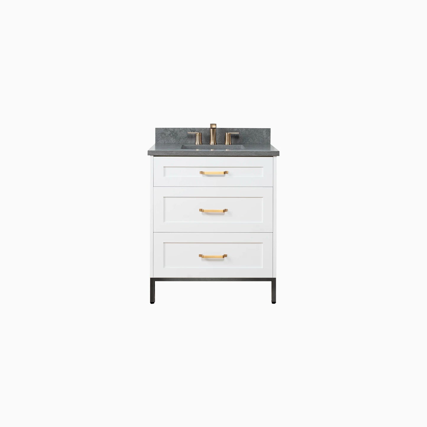 
                  
                    Bridgeport 30" Satin White Bathroom Vanity - All Drawers
                  
                