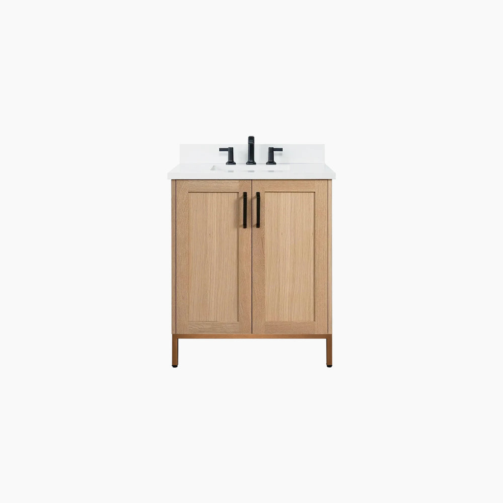 
                  
                    Bridgeport 30" White Oak Bathroom Vanity
                  
                