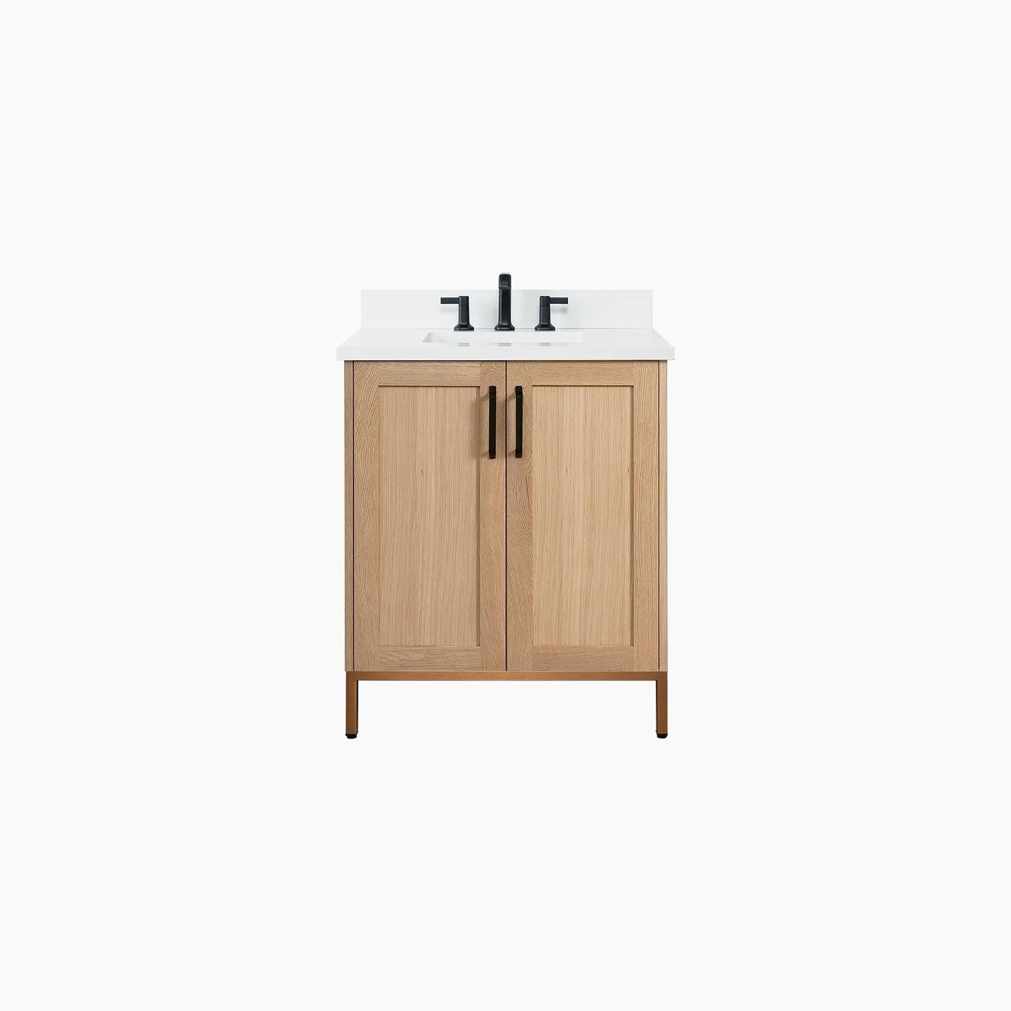 
                  
                    Bridgeport 30" White Oak Bathroom Vanity
                  
                