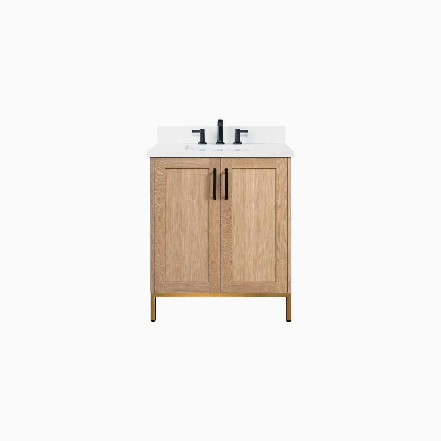 
                  
                    Bridgeport 30" White Oak Bathroom Vanity
                  
                
