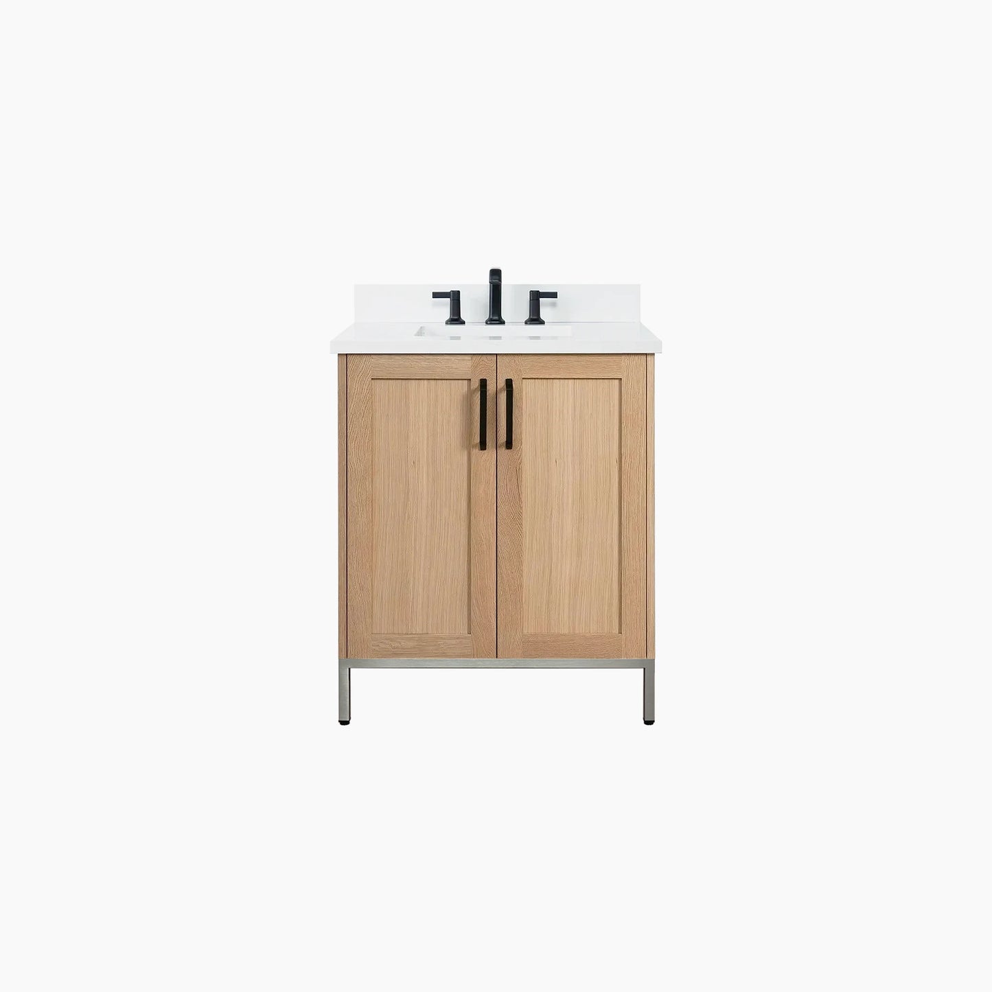
                  
                    Bridgeport 30" White Oak Bathroom Vanity
                  
                