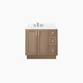 
                  
                    Bridgeport 36" Almond Coast Bathroom Vanity, Left Sink
                  
                