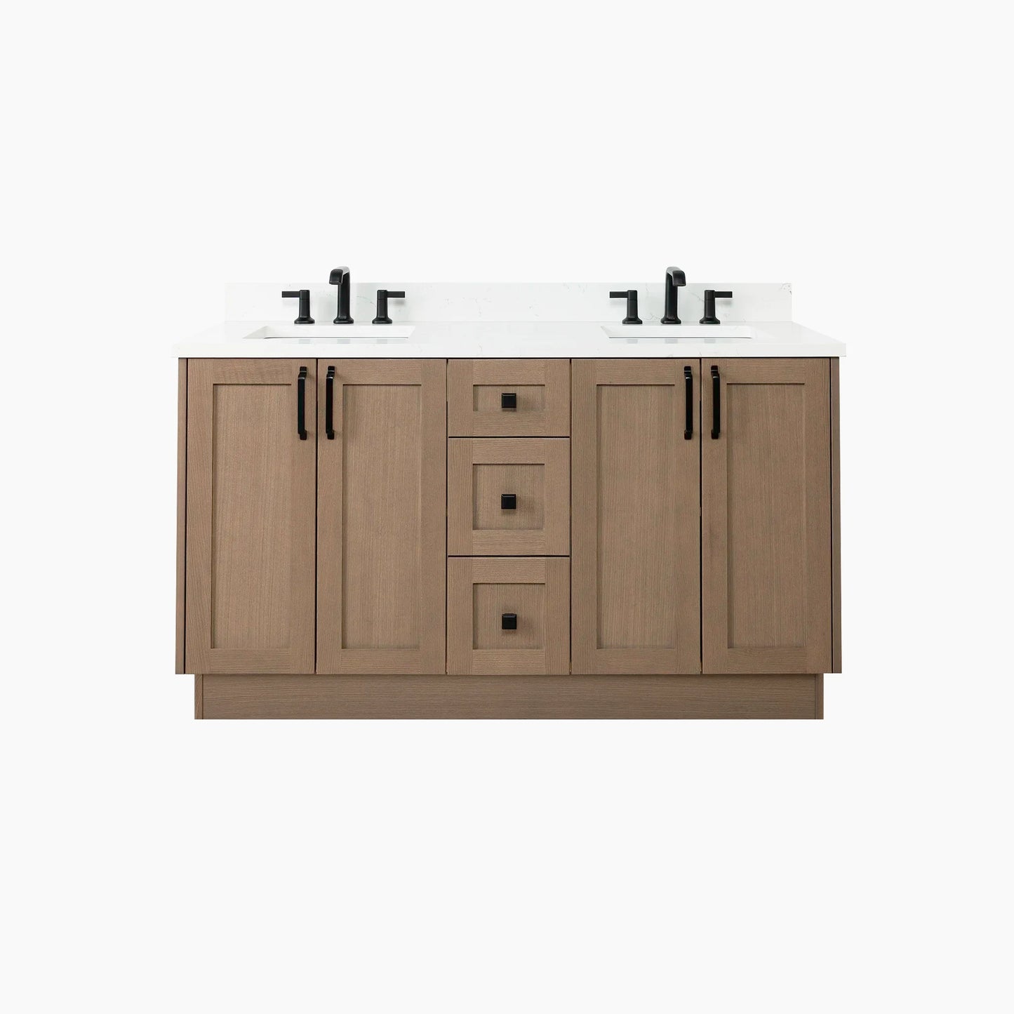 
                  
                    Bridgeport 60" Almond Coast Bathroom Vanity, Double Sink
                  
                