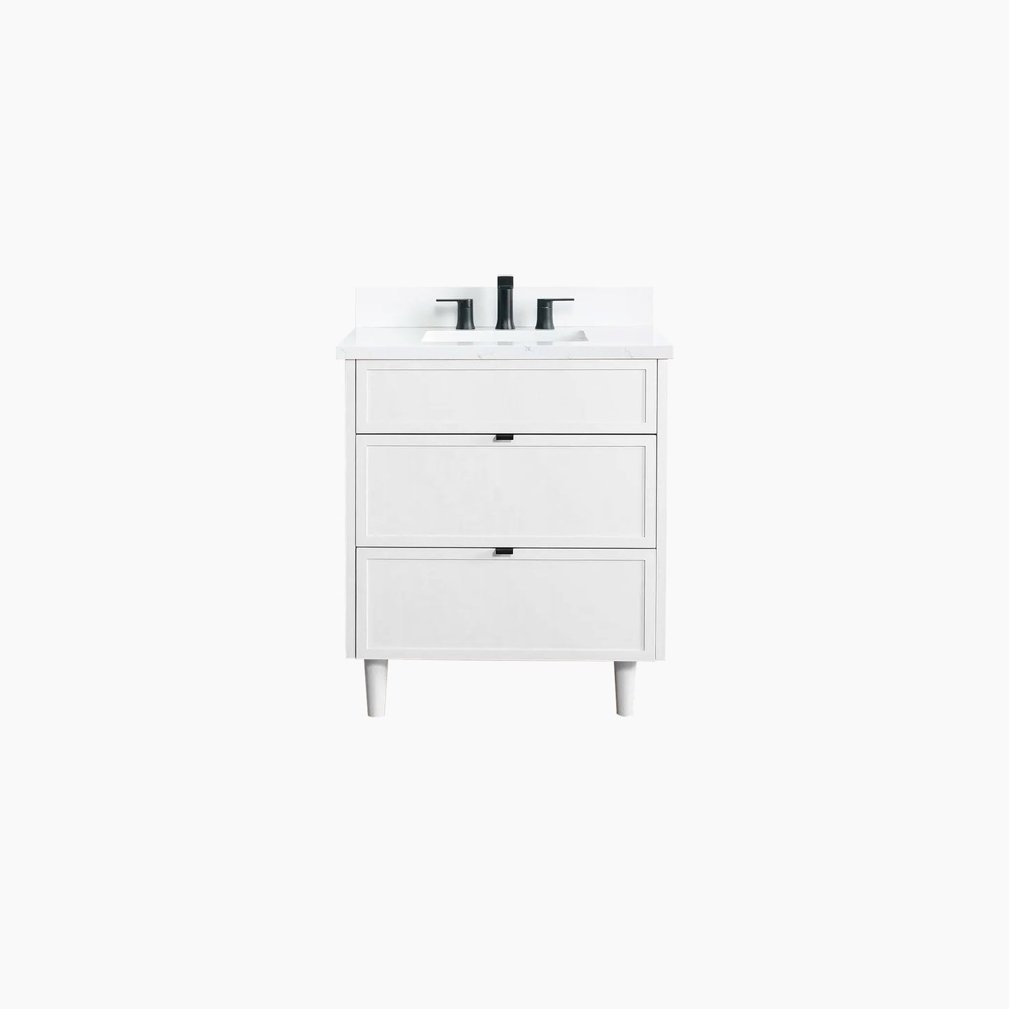 Cape Breton 30" Satin White Bathroom Vanity