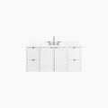 
                  
                    Cape Breton SLIM 48" Wall Mount Satin White Bathroom Vanity Teodor Bathroom Vanity Canada
                  
                