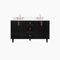 
                  
                    Cape Breton SLIM 60" Blackened Oak Bathroom Vanity, Double Sink Teodor Bathroom Vanity Canada
                  
                