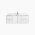 
                  
                    Cape Breton SLIM 60" Wall Mount Satin White Bathroom Vanity Teodor Bathroom Vanity Canada
                  
                