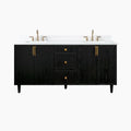
                  
                    Cape Breton SLIM 72" Blackened Oak Bathroom Vanity, Double Sink Teodor Bathroom Vanity Canada
                  
                