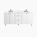 
                  
                    Cape Breton SLIM 72" Satin White Bathroom Vanity, Double Sink Teodor Bathroom Vanity Canada
                  
                