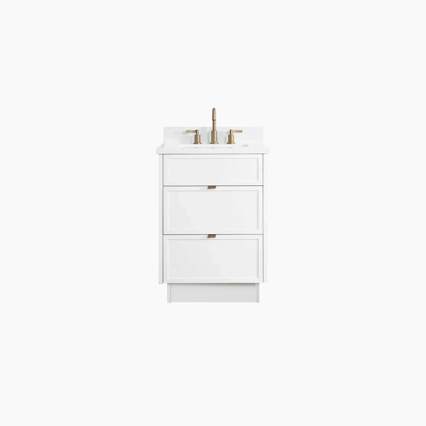 
                  
                    Cape Breton 24" Satin White Bathroom Vanity - All Drawers
                  
                
