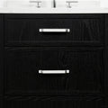 
                  
                    Cape Breton SLIM 24" Blackened Oak Bathroom Vanity - All Drawers Teodor Bathroom Vanity Canada
                  
                