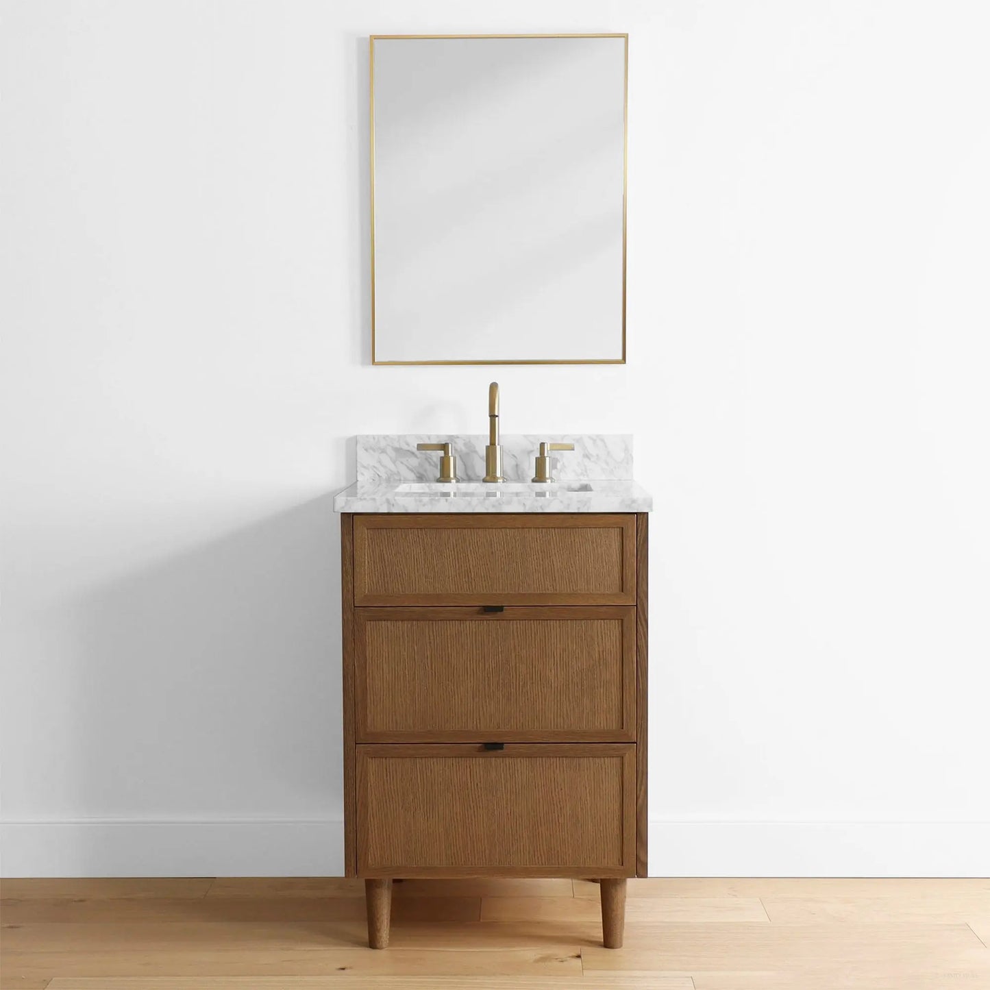 Cape Breton 24", Teodor® Mid Century Oak Vanity Teodor Bathroom VanityCanada