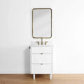 
                  
                    Cape Breton 24", Teodor® Satin White Vanity Teodor Bathroom VanityCanada
                  
                