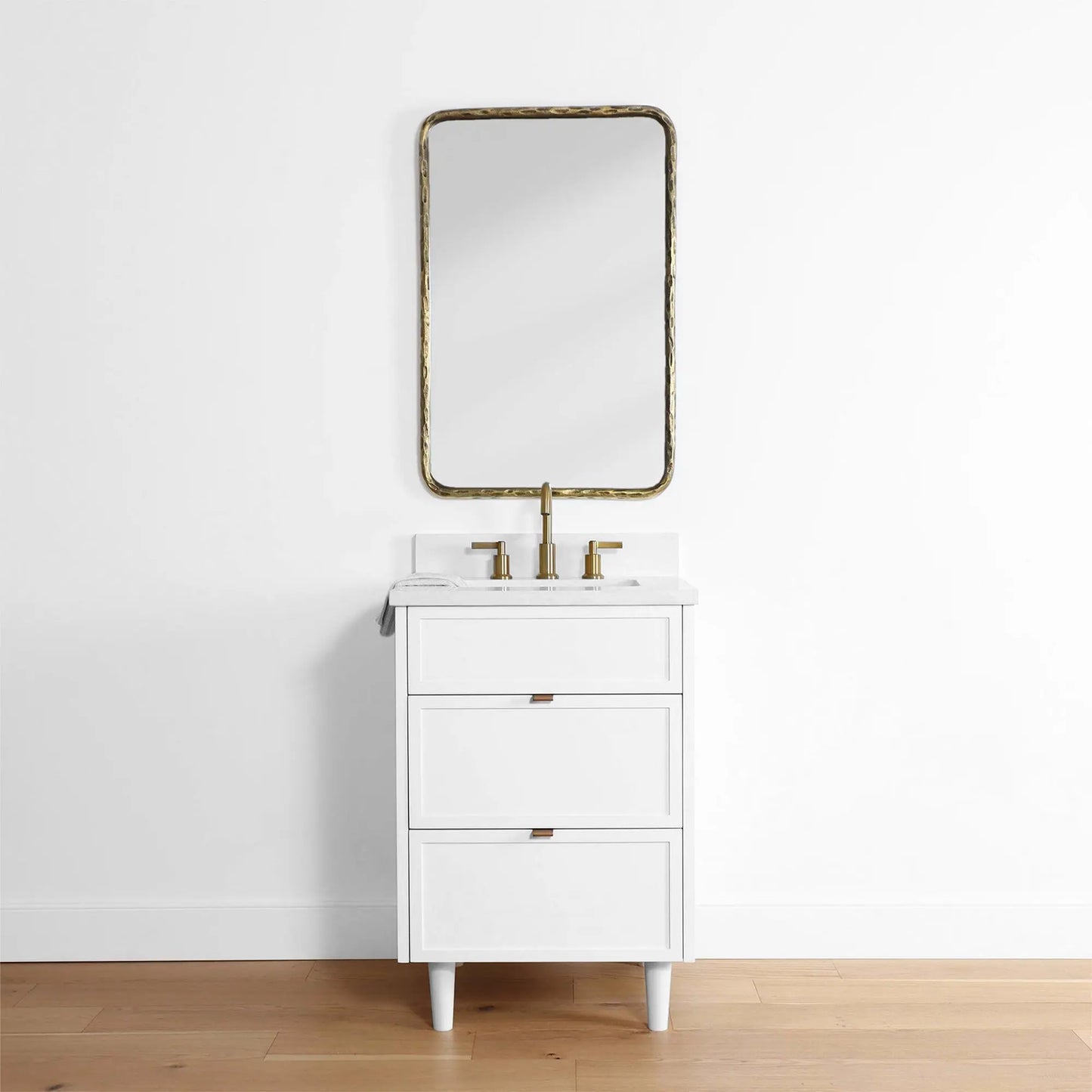 Cape Breton 24", Teodor® Satin White Vanity Teodor Bathroom VanityCanada