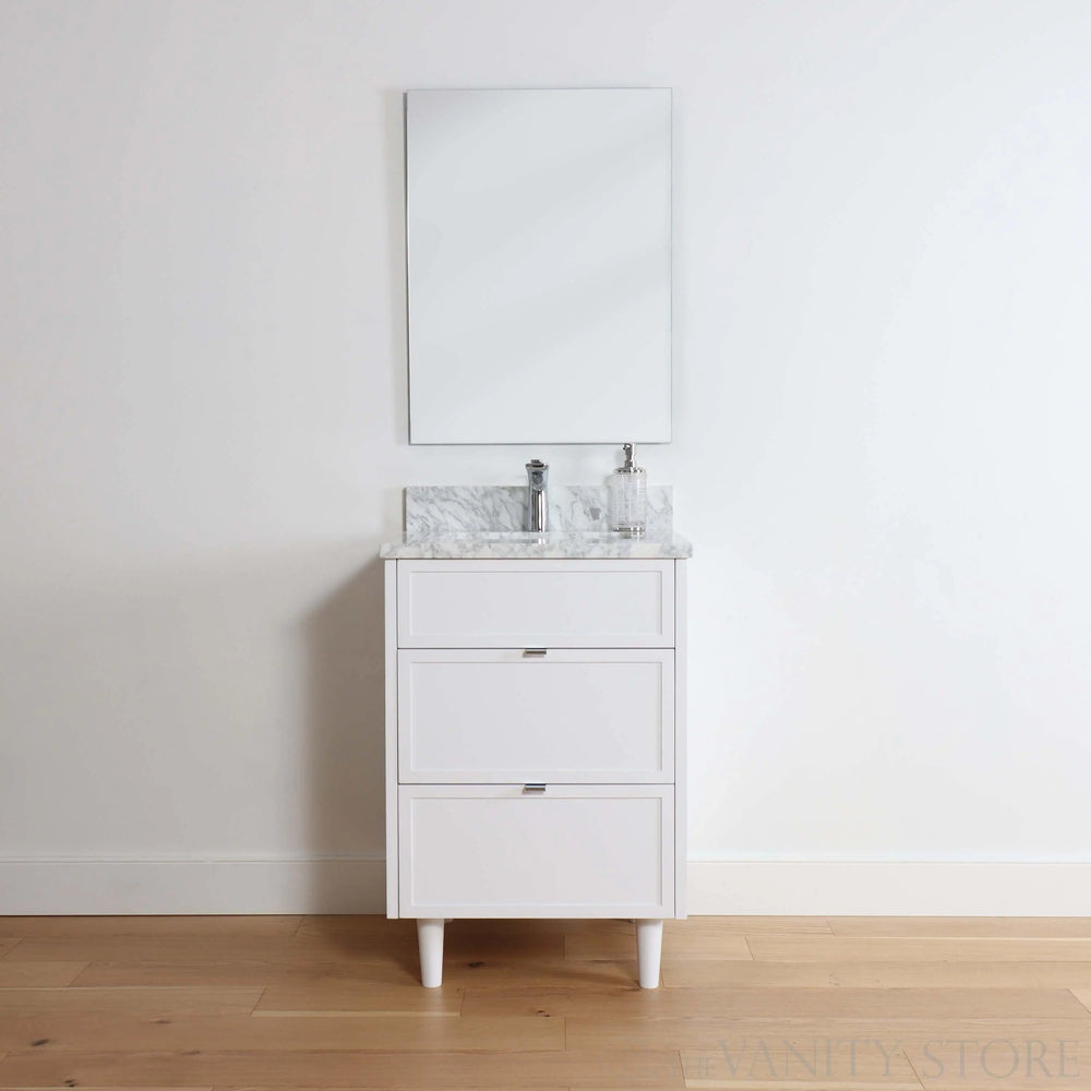 
                  
                    Cape Breton 24", Teodor® Satin White Vanity Teodor Bathroom VanityCanada
                  
                