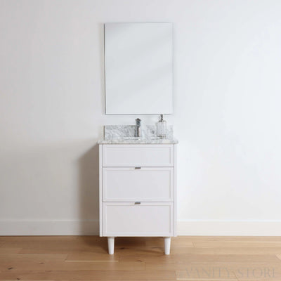Cape Breton 24", Teodor® Satin White Vanity Teodor Bathroom VanityCanada
