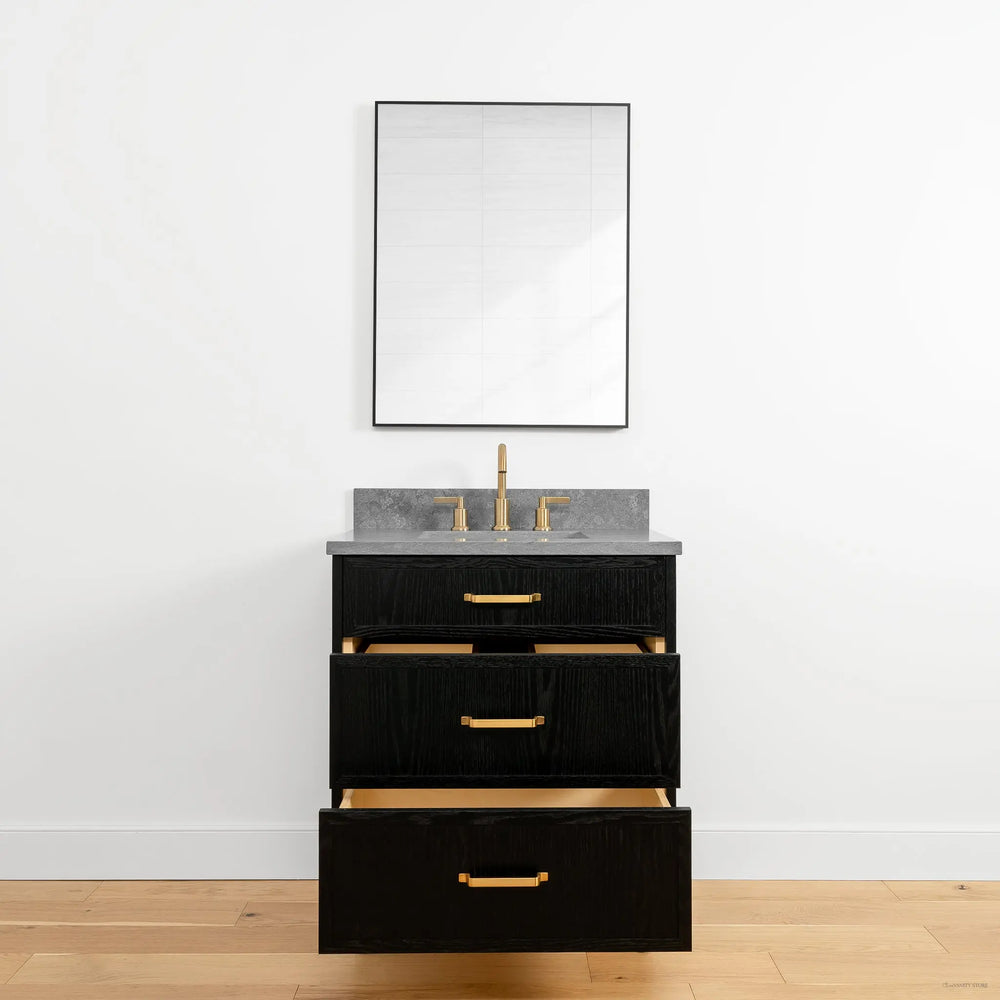 
                  
                    Cape Breton 30", Teodor® Blackened Oak Vanity Teodor Bathroom VanityCanada
                  
                