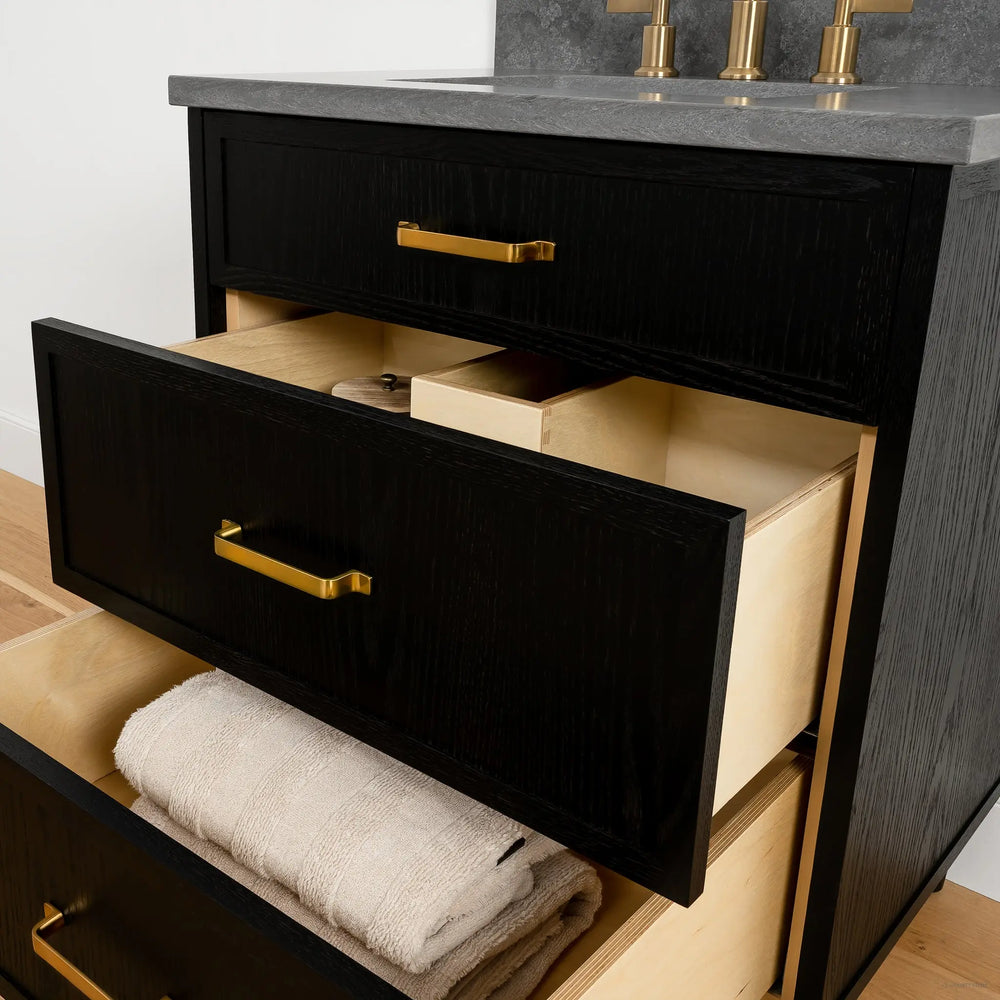 
                  
                    Cape Breton 30", Teodor® Blackened Oak Vanity Teodor Bathroom VanityCanada
                  
                