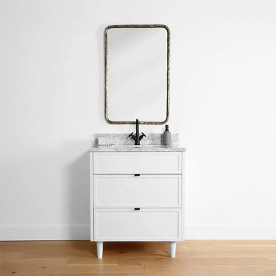 Cape Breton 30", Teodor® Satin White Vanity Teodor Bathroom VanityCanada