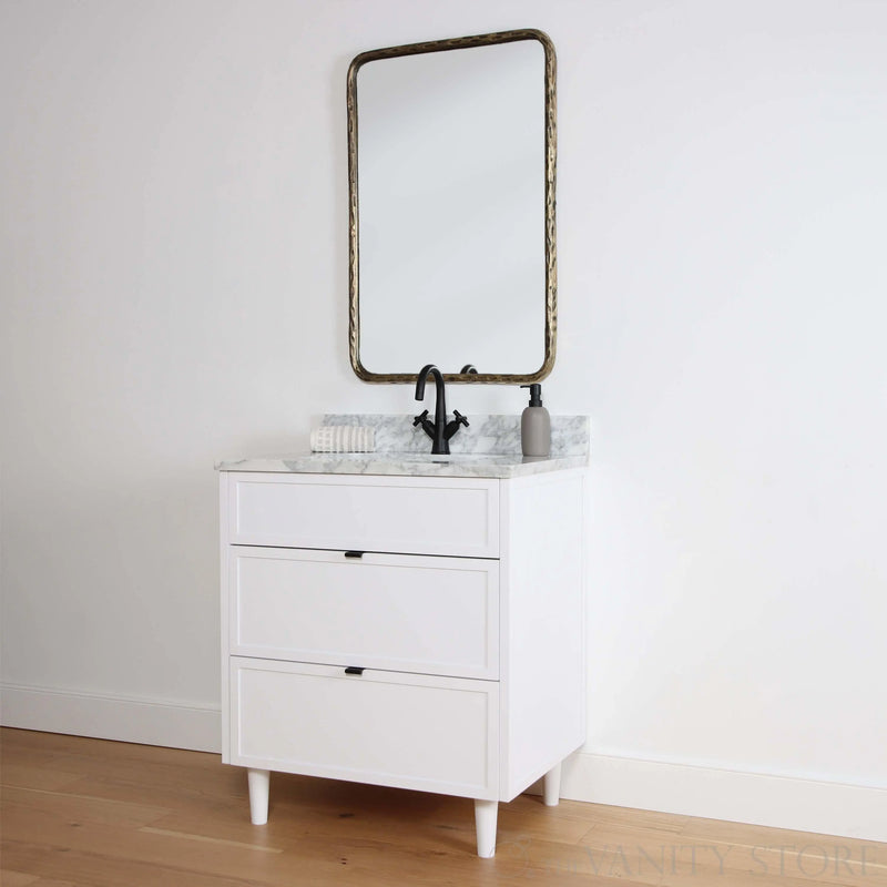 Cape Breton 30", Teodor® Satin White Vanity Teodor Bathroom VanityCanada
