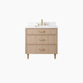
                  
                    Cape Breton SLIM 36" White Oak Bathroom Vanity - All Drawers Teodor Bathroom Vanity Canada
                  
                
