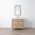 
                  
                    Cape Breton SLIM 36" White Oak Bathroom Vanity - All Drawers Teodor Bathroom Vanity Canada
                  
                