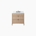 
                  
                    Cape Breton SLIM 36" White Oak Bathroom Vanity - All Drawers Teodor Bathroom Vanity Canada
                  
                
