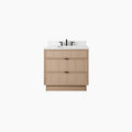 
                  
                    Cape Breton SLIM 36" White Oak Bathroom Vanity - All Drawers Teodor Bathroom Vanity Canada
                  
                