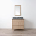 
                  
                    Cape Breton SLIM 36" White Oak Bathroom Vanity - All Drawers Teodor Bathroom Vanity Canada
                  
                