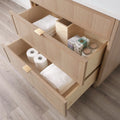 
                  
                    Cape Breton SLIM 36" White Oak Bathroom Vanity - All Drawers Teodor Bathroom Vanity Canada
                  
                