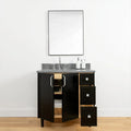 
                  
                    Cape Breton 36", Teodor® Blackened Oak Vanity, Left Sink Teodor Bathroom VanityCanada
                  
                