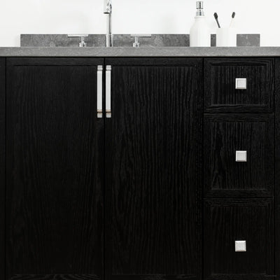 Cape Breton 36", Teodor® Blackened Oak Vanity, Left Sink Teodor Bathroom VanityCanada
