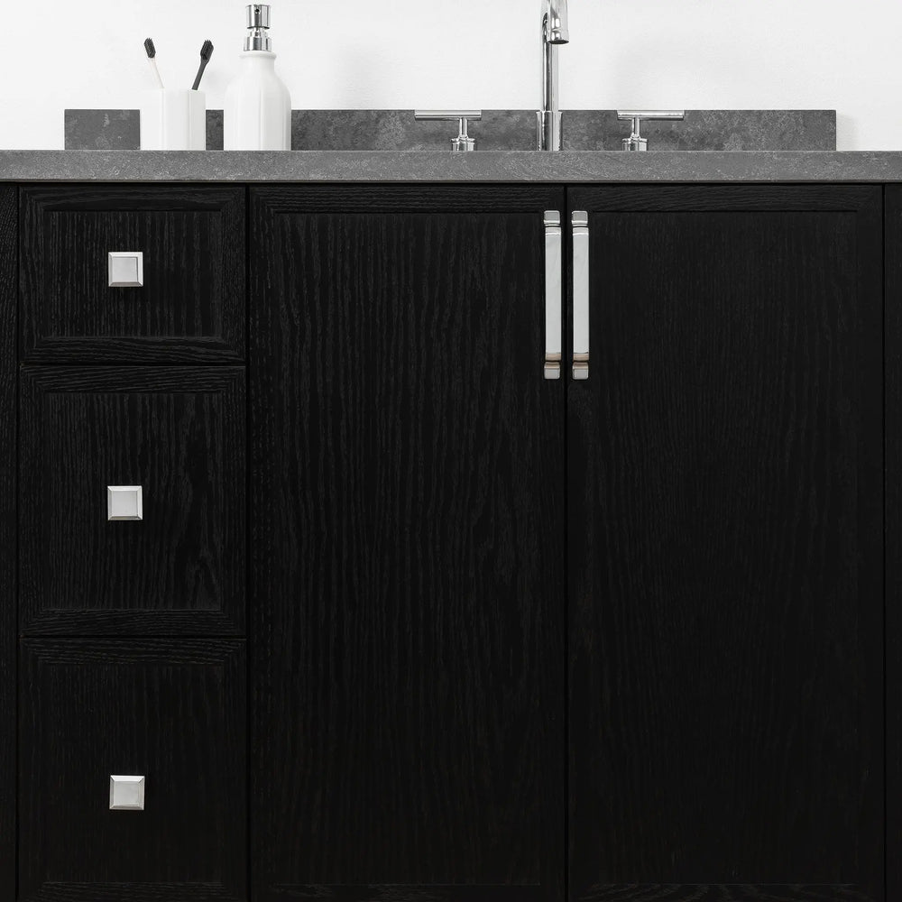 
                  
                    Cape Breton 36", Teodor® Blackened Oak Vanity, Right Sink Teodor Bathroom VanityCanada
                  
                