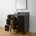 
                  
                    Cape Breton 36", Teodor® Blackened Oak Vanity, Right Sink Teodor Bathroom VanityCanada
                  
                