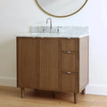 
                  
                    Cape Breton 36", Teodor® Mid Century Oak Vanity, Left Sink Teodor Bathroom VanityCanada
                  
                