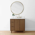 
                  
                    Cape Breton 36", Teodor® Mid Century Oak Vanity, Right Sink Teodor Bathroom VanityCanada
                  
                